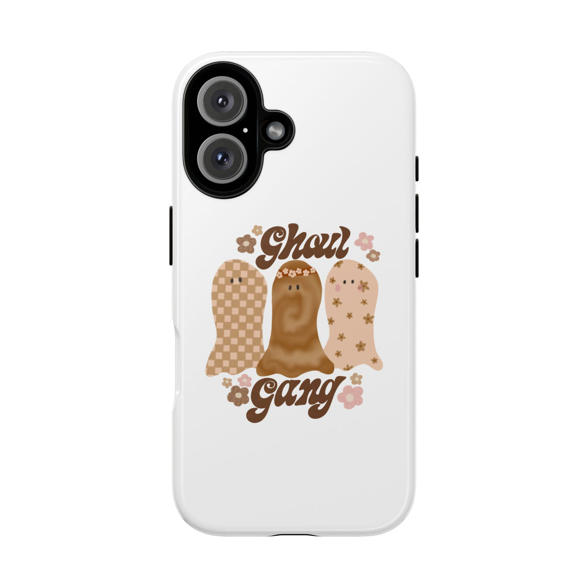 Ghoul Gang Retro Ghost Phone Case — Groovy Halloween