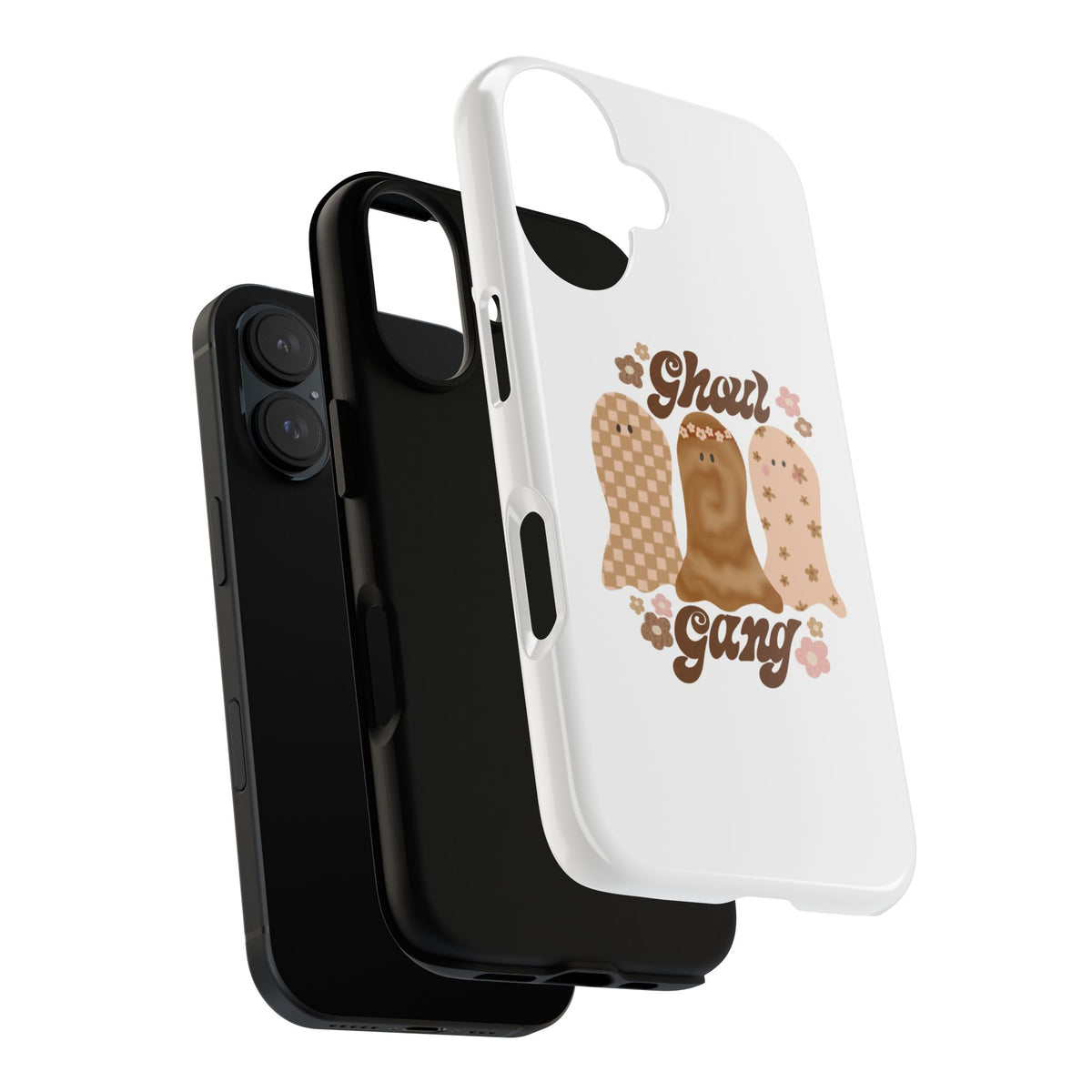 Ghoul Gang Retro Ghost Phone Case — Groovy Halloween