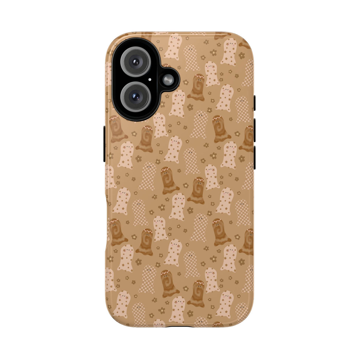 Retro Ghost Phone Case -Groovy Halloween Ghosts