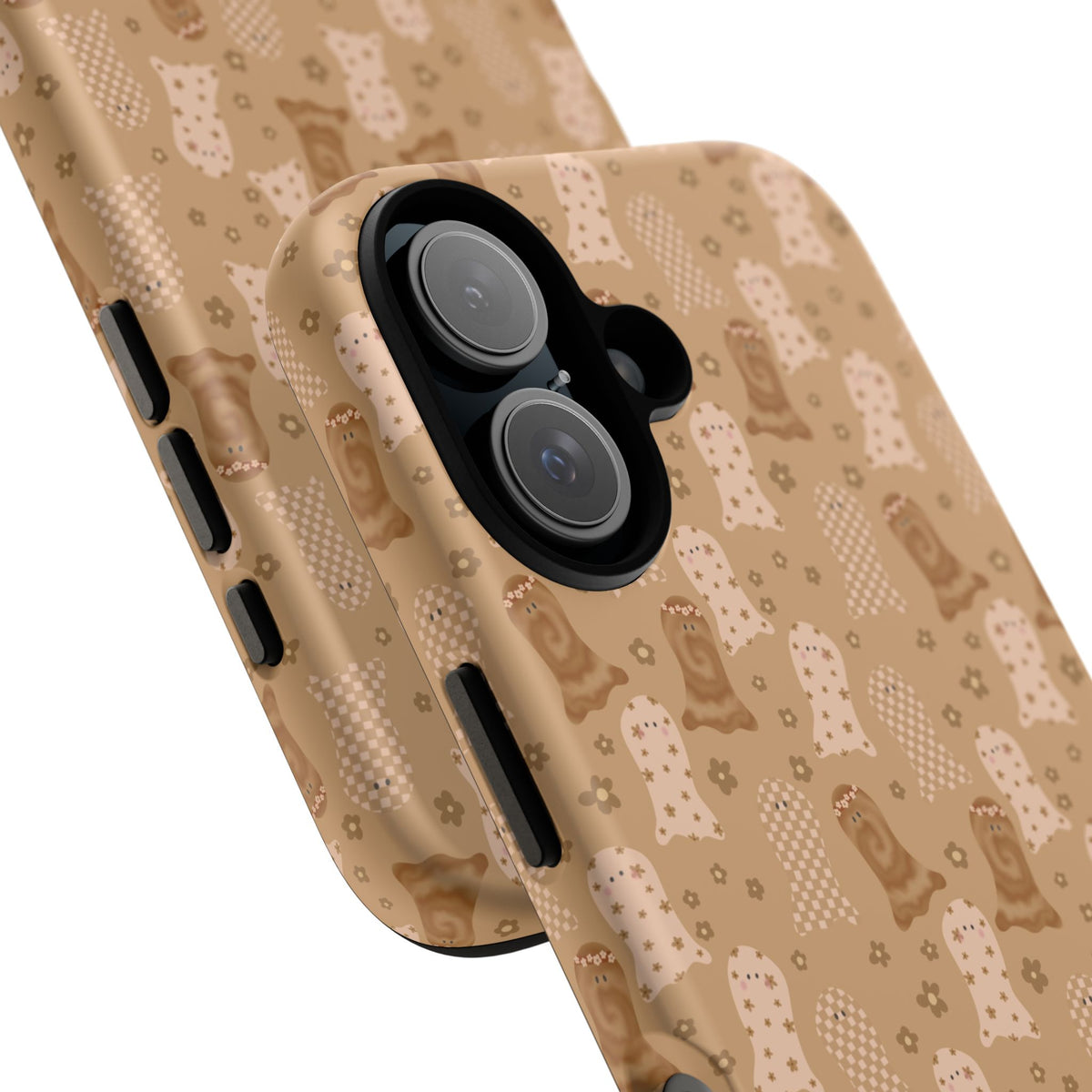 Retro Ghost Phone Case -Groovy Halloween Ghosts