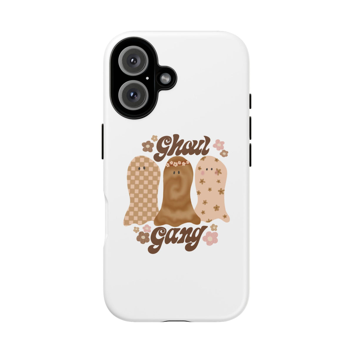 Ghoul Gang Retro Ghost Phone Case — Groovy Halloween