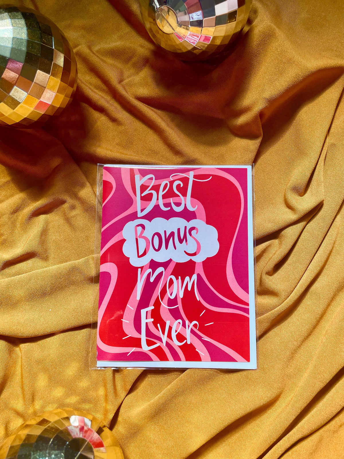 Bonus Mom Greeting Card: Step Mother's Day, Soft-Gloss Finish