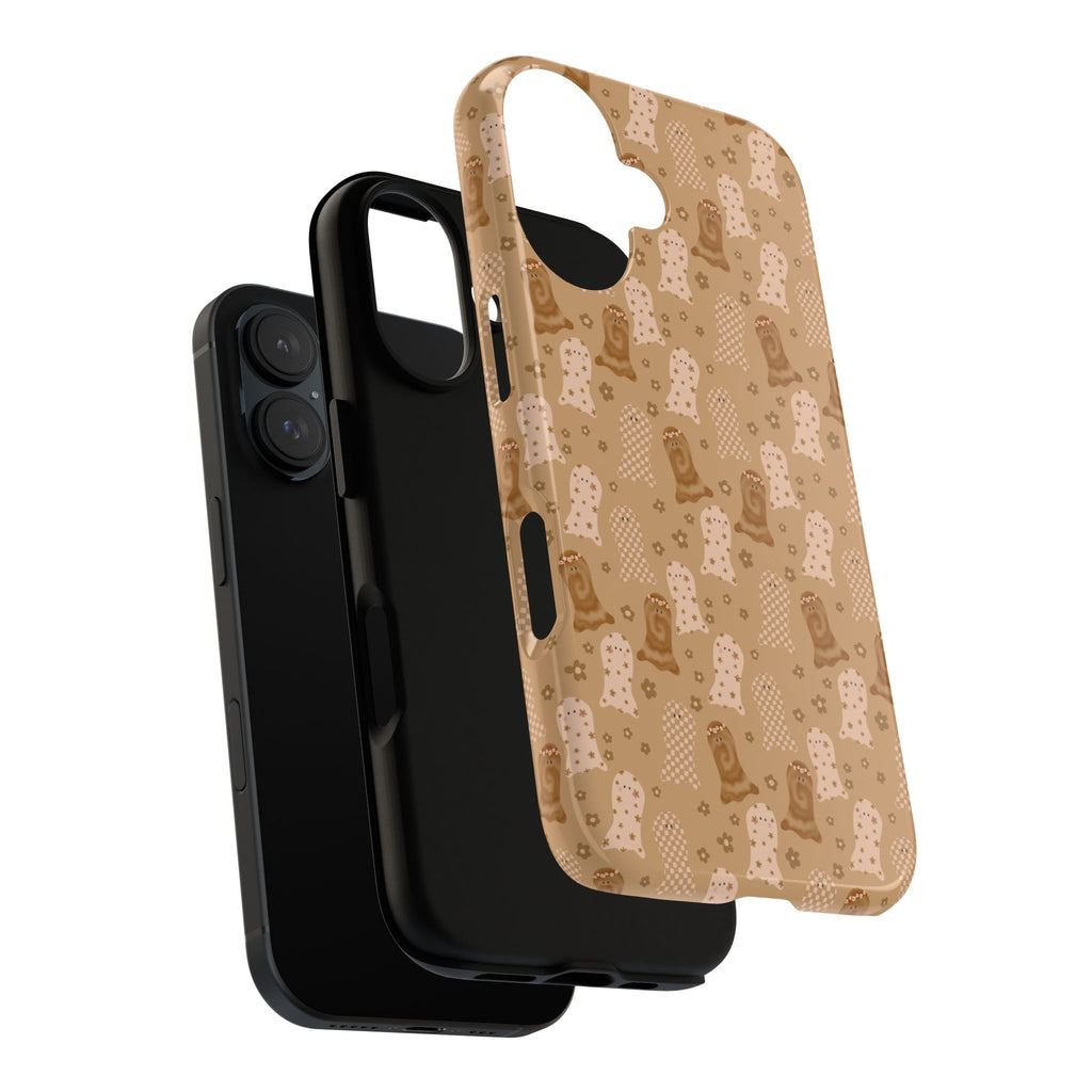 Retro Ghost Phone Case -Groovy Halloween Ghosts