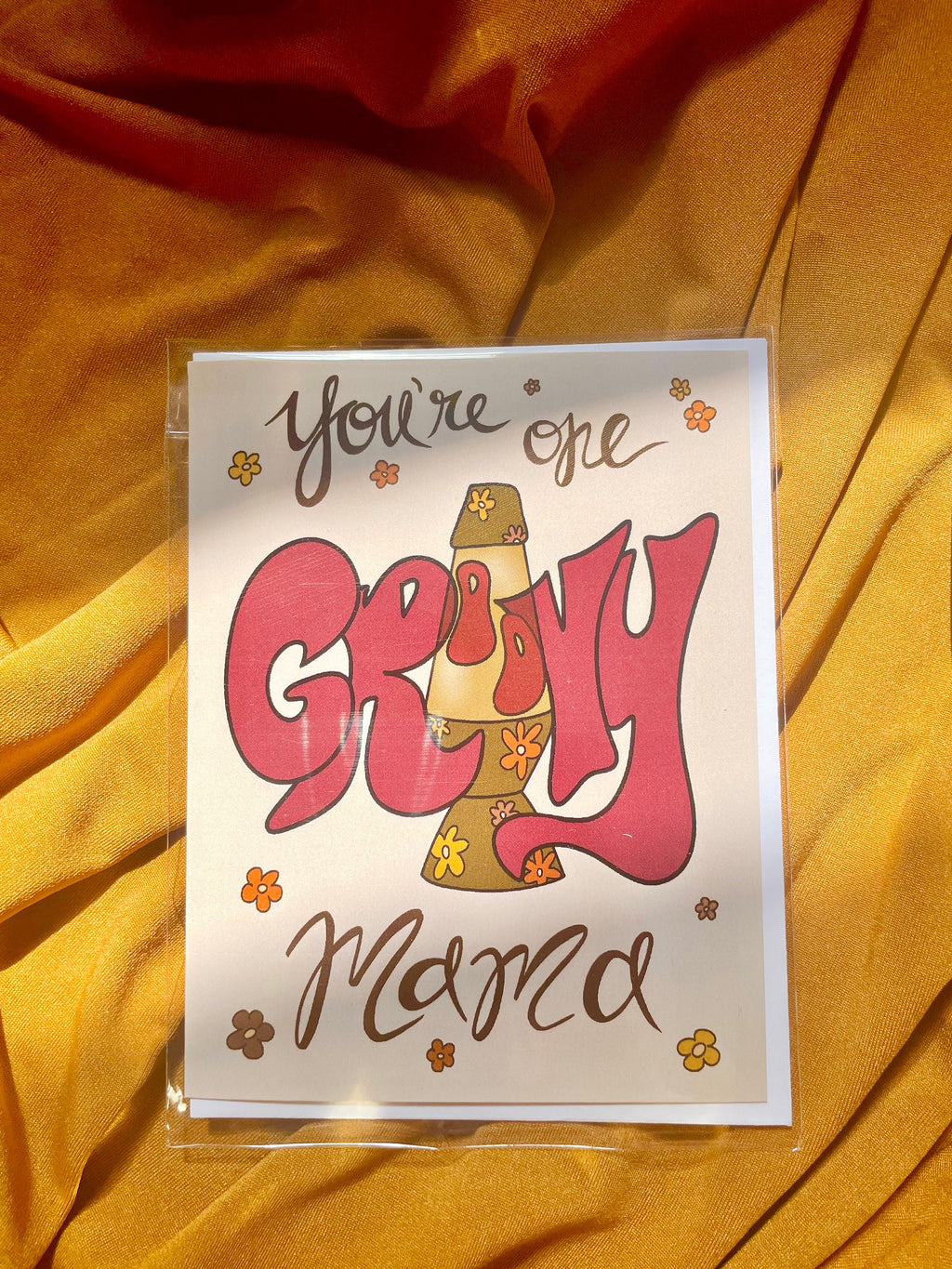 Groovy Mama Mother's Day Card, Retro Style