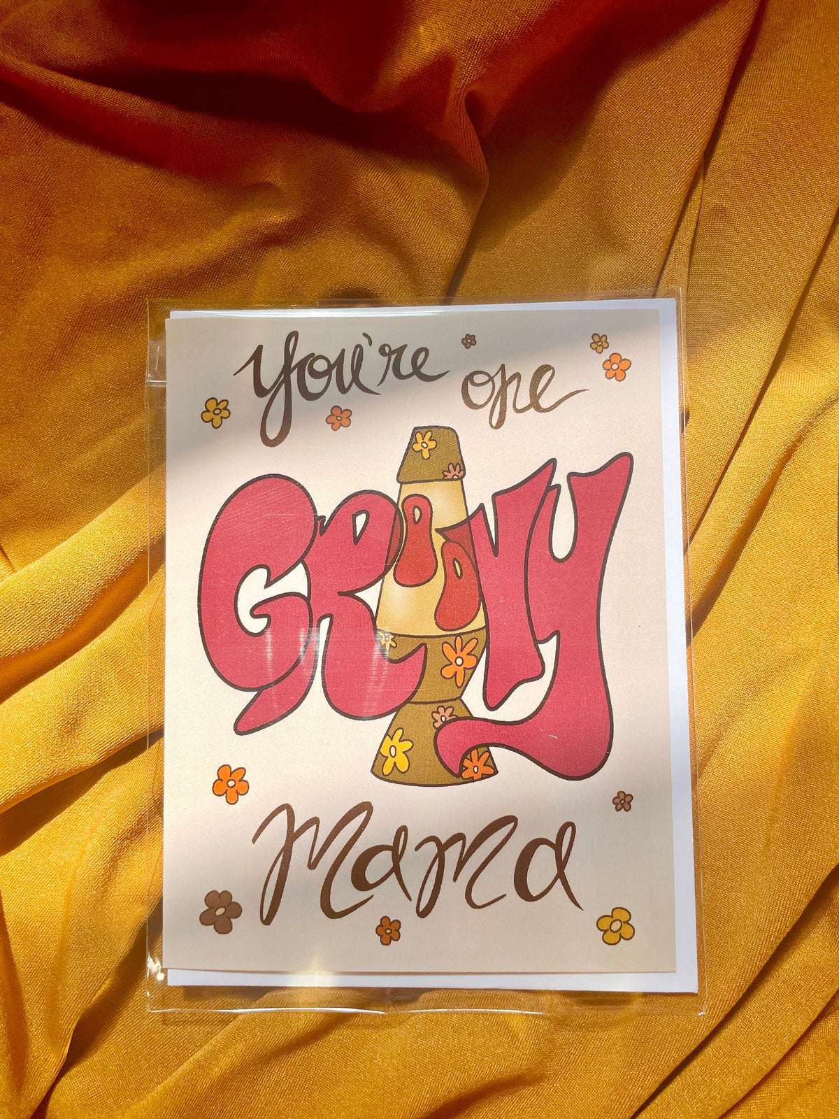 Groovy Mama Mother's Day Card, Retro Style