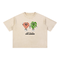 Mineral Wash Boxy Cotton T-Shirt