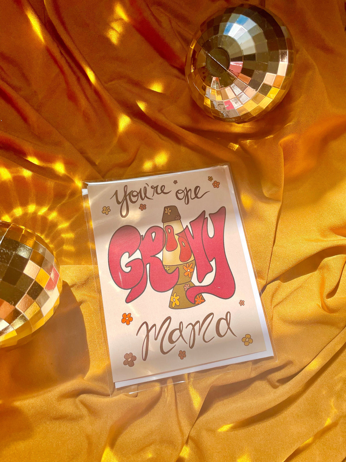 Groovy Mama Mother's Day Card, Retro Style