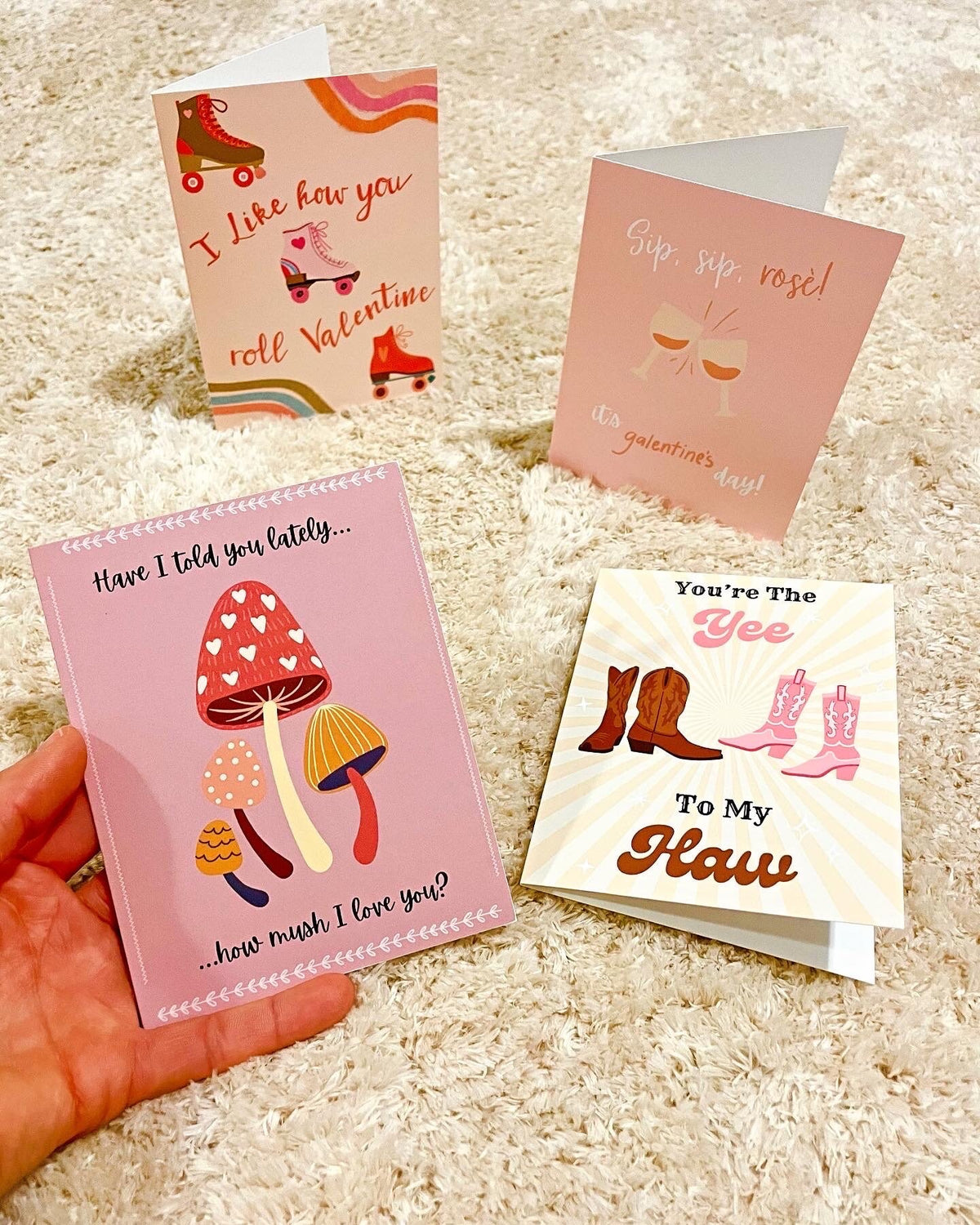 Retro Roller Skate Valentine's Day Card, Anniversary Love Card